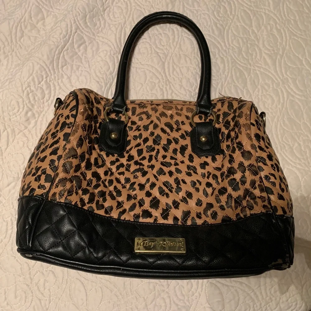 Betsey Johnson Animal Print Purse - Picture 1 of 2